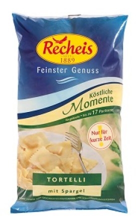 Tortelli mit Spargel